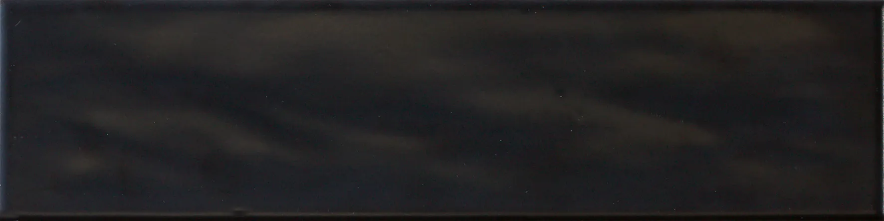 Mayolica Negro-Mate Glasiert 7.5/30/1 cm